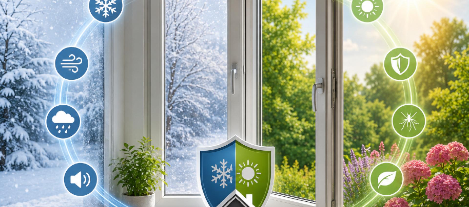 Warum sollten die Fenster auch im Sommer dicht sein?